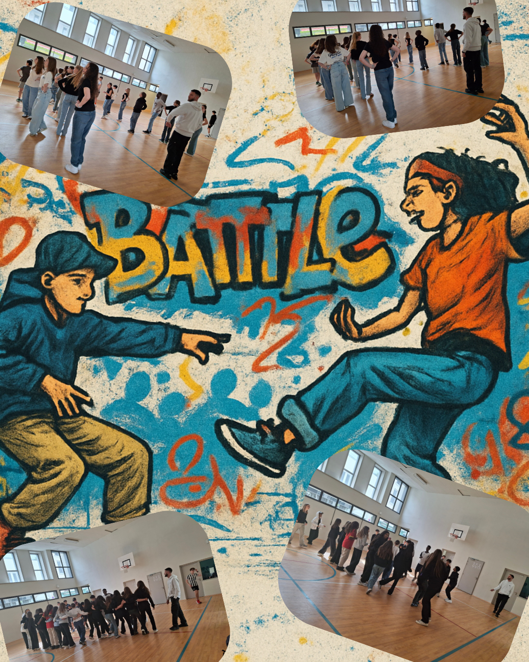 Atelier et Battle Hip Hop des élèves de 5ème