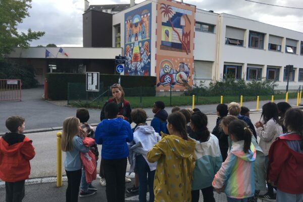 fresque dans les rues de Rennes