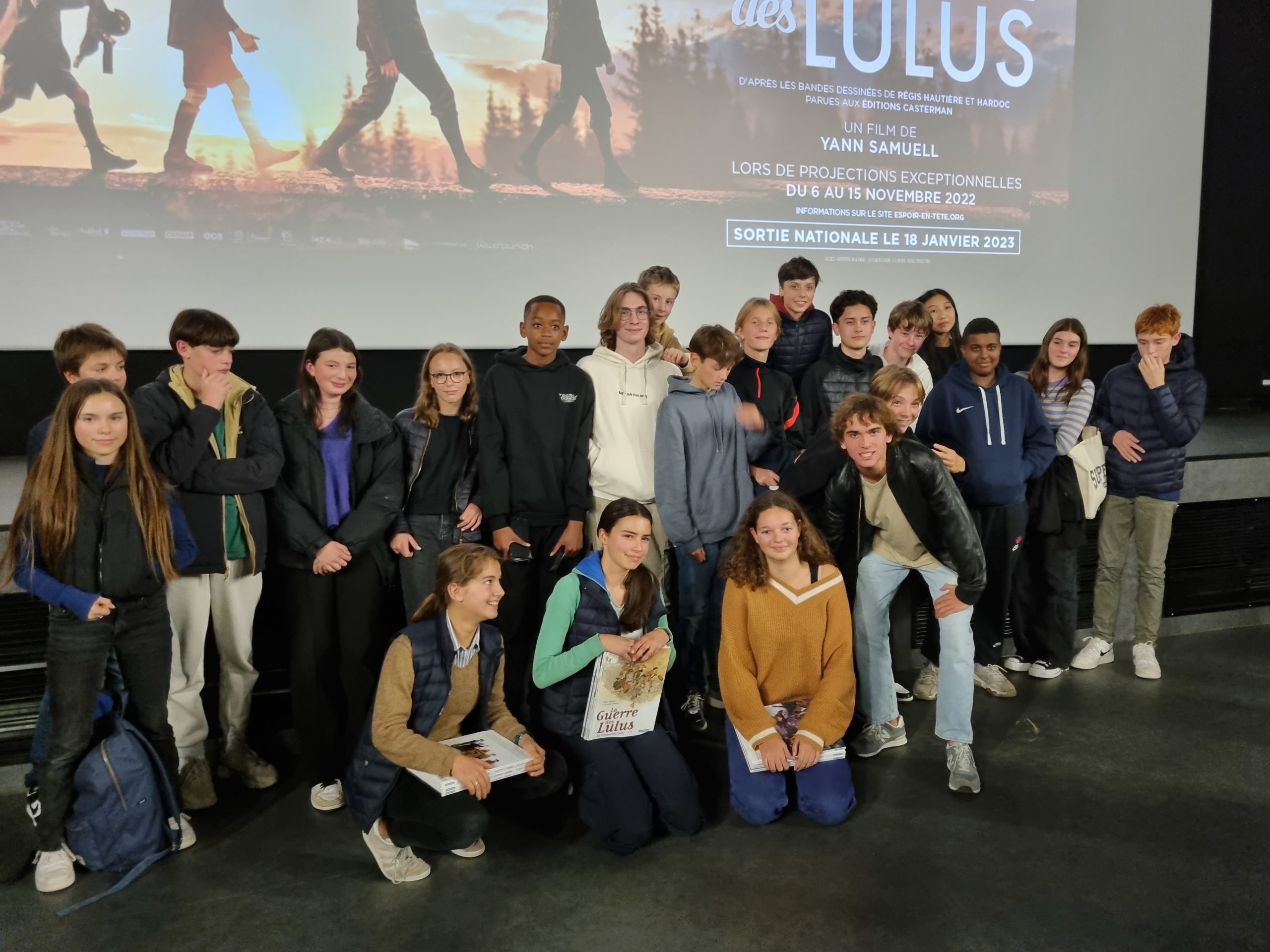 Projection en avant première du film la Guerre des Lulus