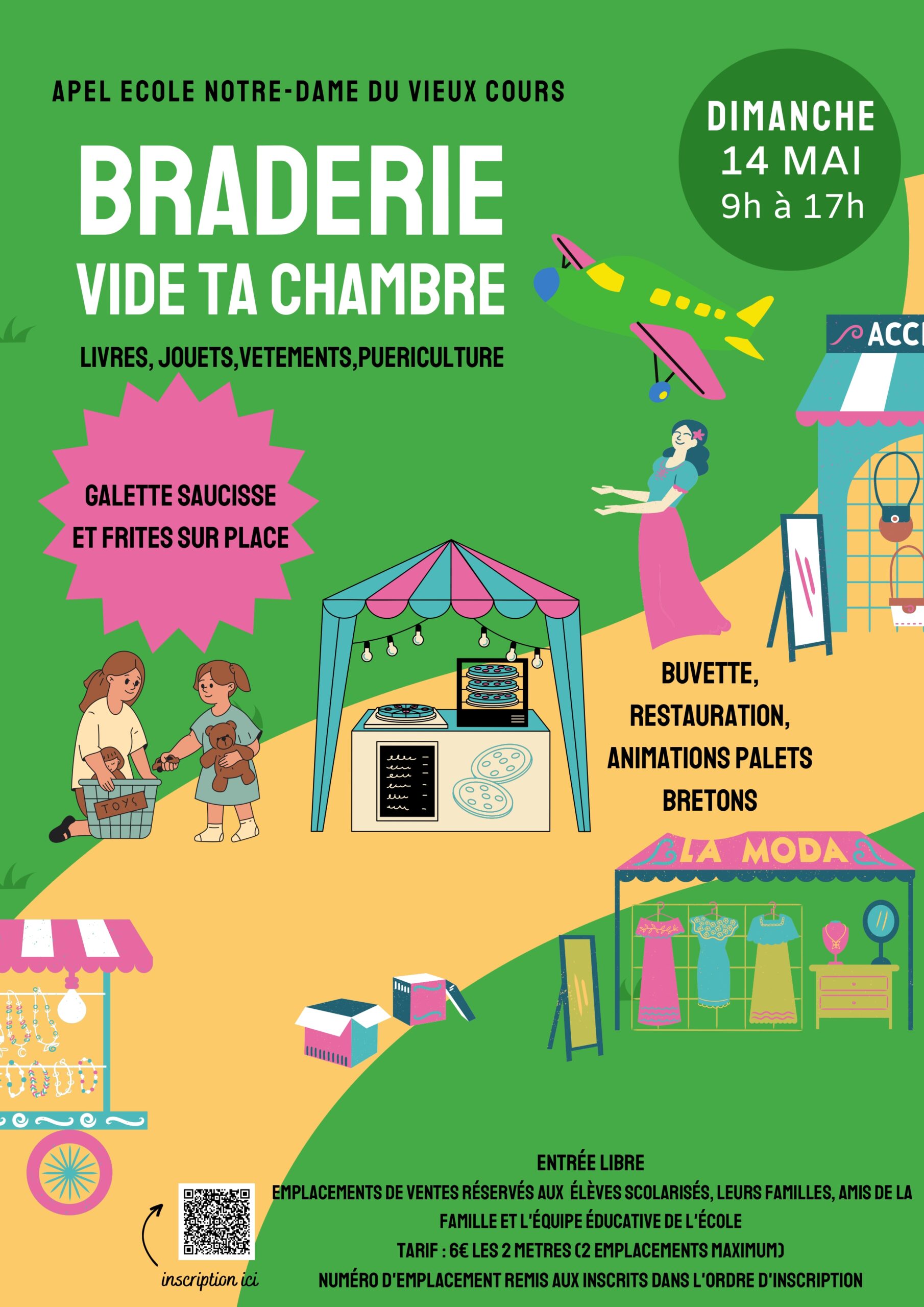 APEL – Braderie « vide ta chambre » – 2023