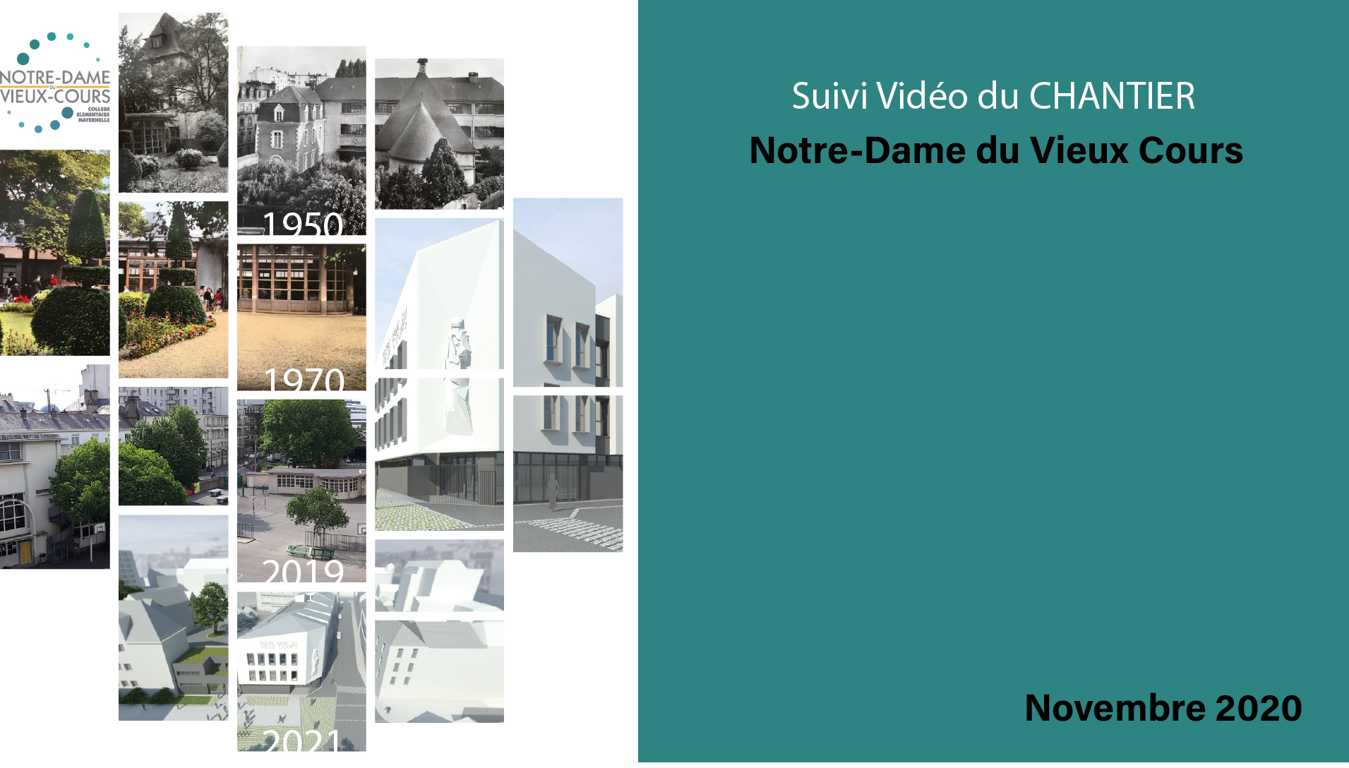 Progression du chantier – Novembre 2020