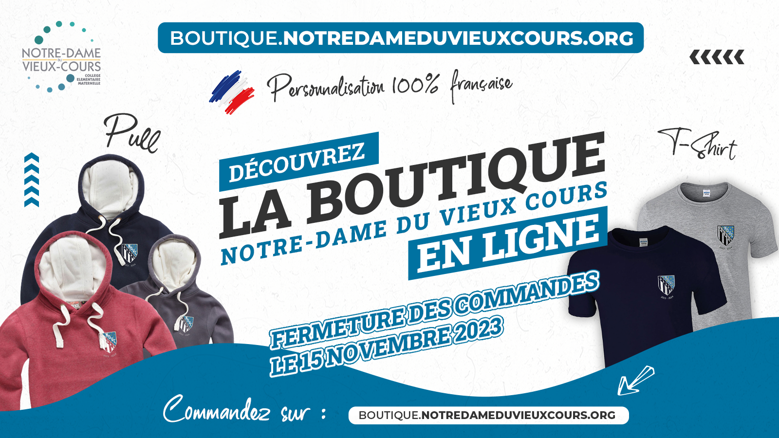 Ouverture de la Boutique en Ligne Notre-Dame du Vieux Cours ! 🌟🛍️